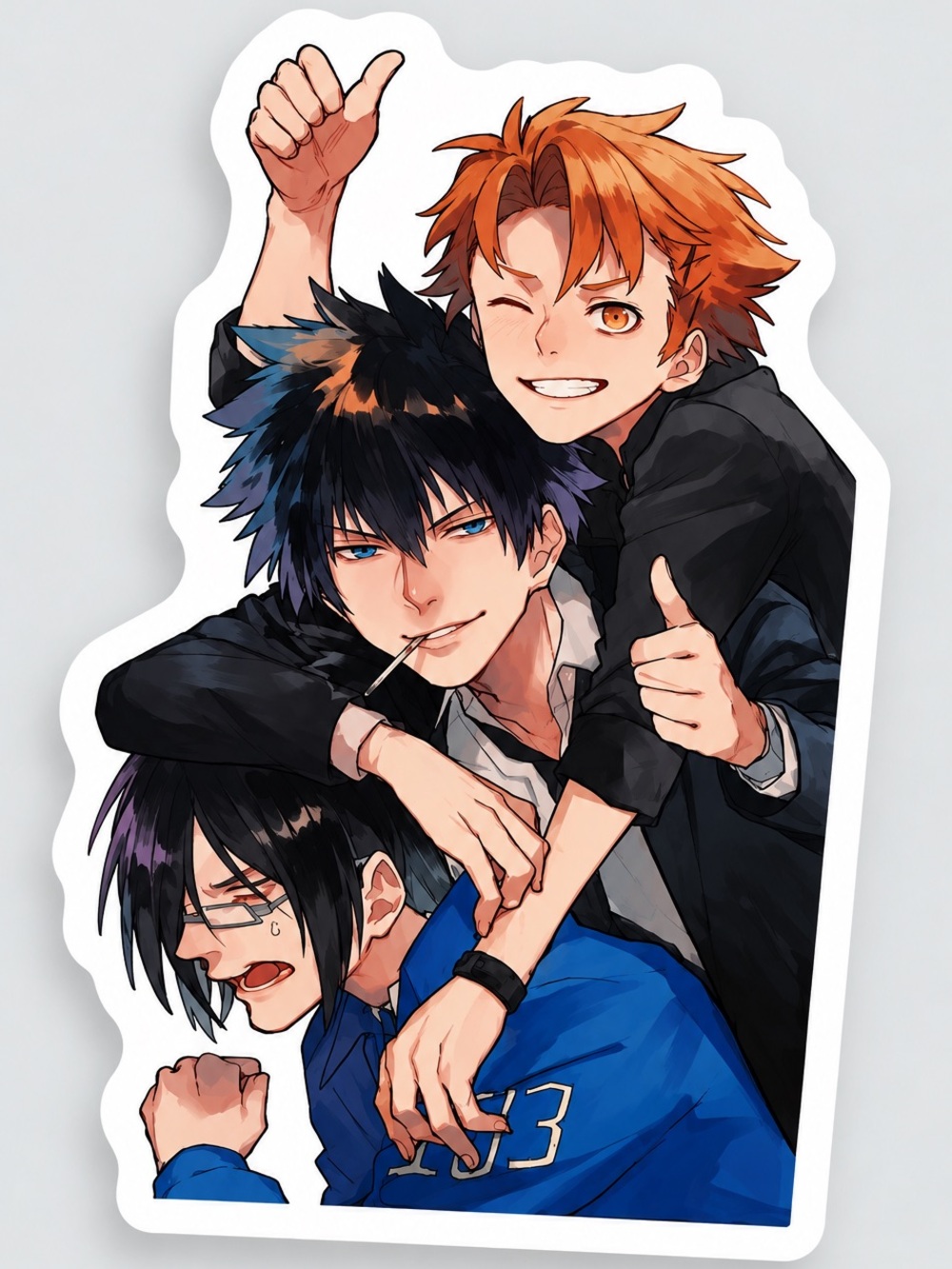 Yuji Megumi Nobara | Jujutsu Kaisen | Anime Vinyl Sticker | 5/$10